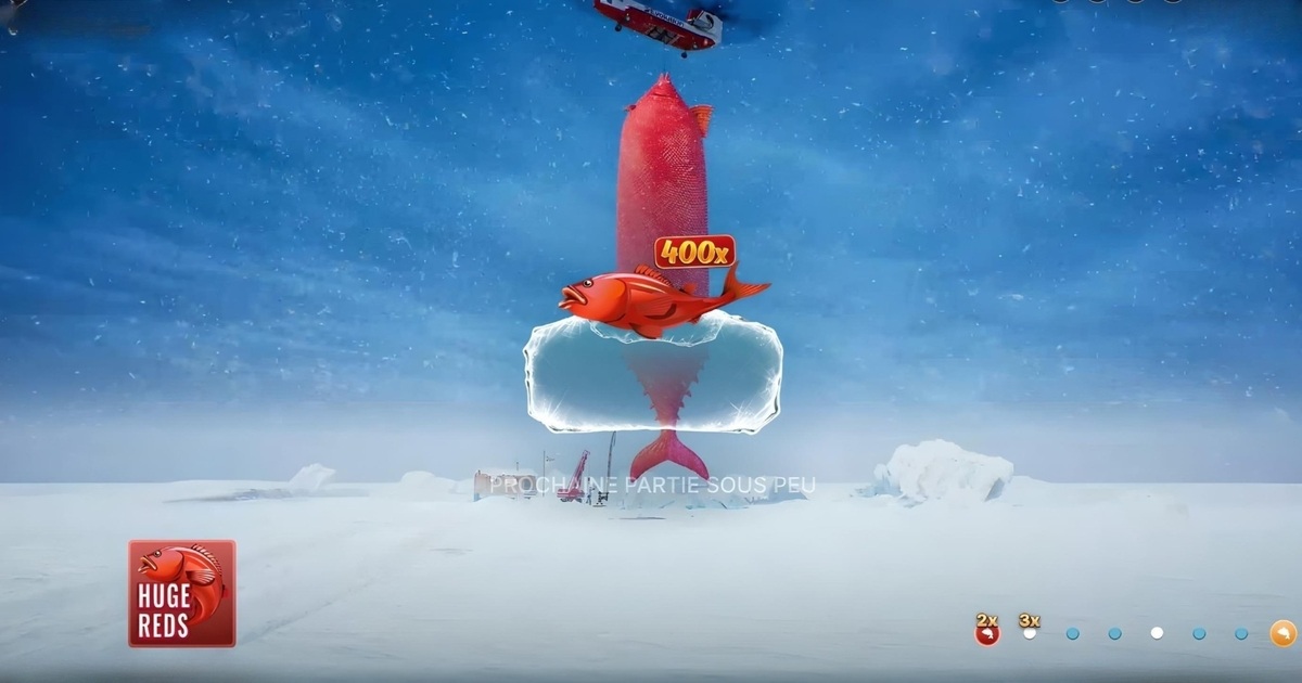 Ice Fishing Live d’Evolution : nouvelle roue & 3 jeux bonus